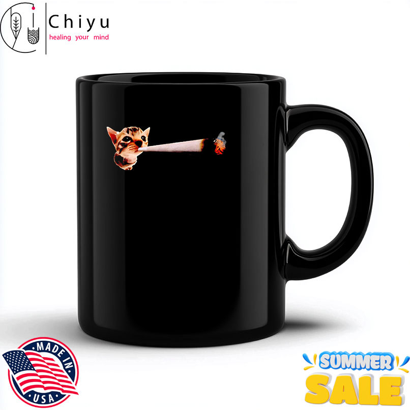 Cat smoking meme shirt