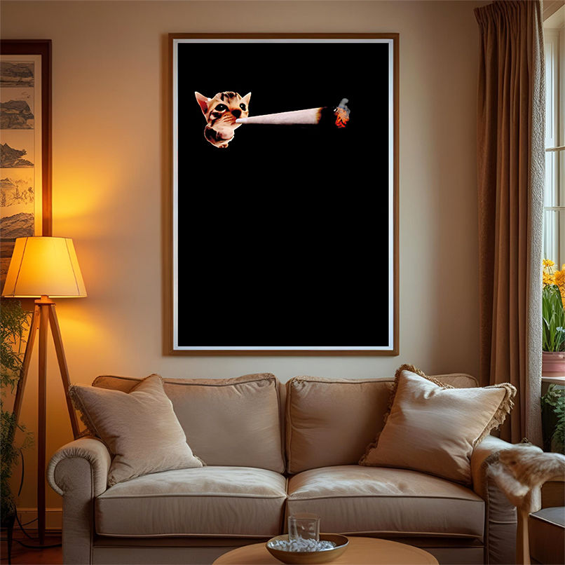 Cat smoking meme shirt Cat smoking meme shirt