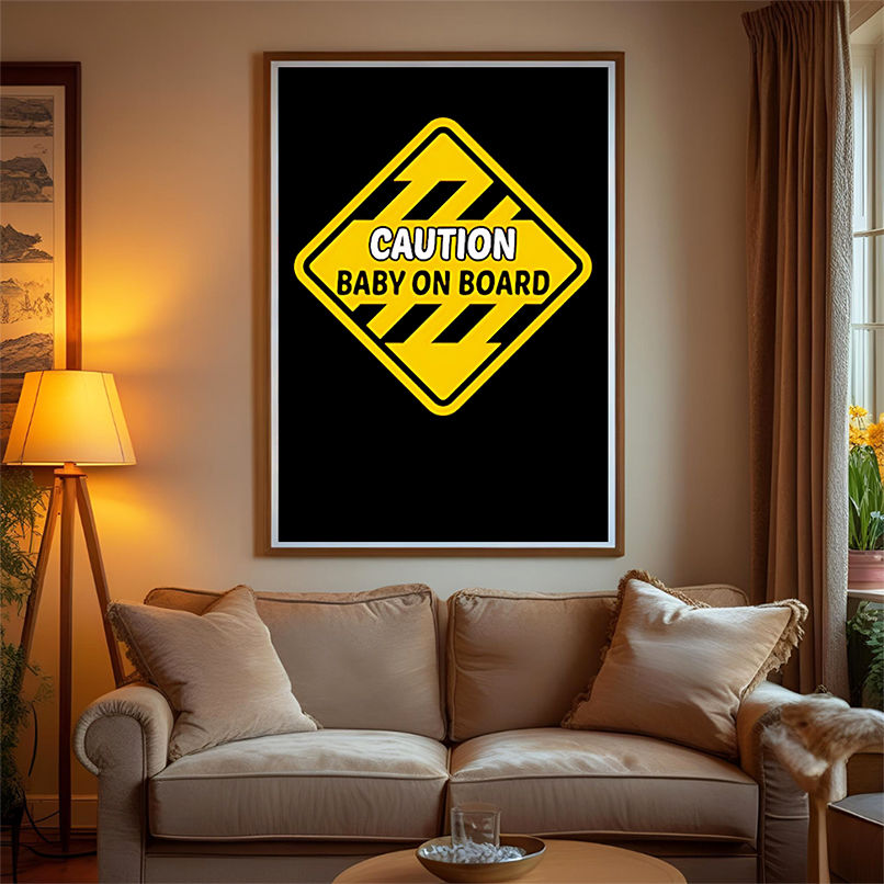 Caution baby on board shirt Caution baby on board shirt