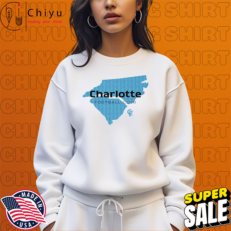 Charlotte FC State Silhouette map shirt Charlotte FC State Silhouette map shirt