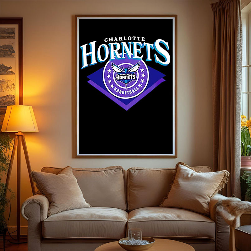 Charlotte Hornets NBA Adult Short Sleeve design shirt Charlotte Hornets NBA Adult Short Sleeve design shirt