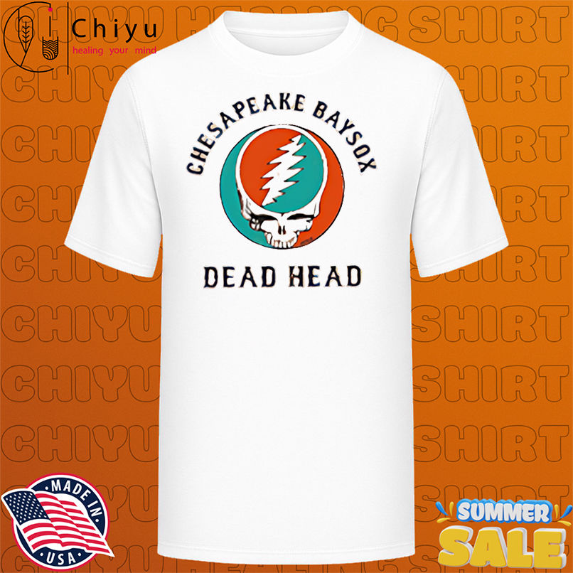 Chesapeake Baysox x Grateful Dead Night dead head shirt
