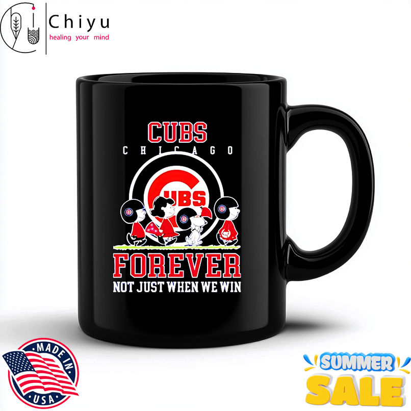 Chicago Cubs forever not just when we win Peanuts shirt