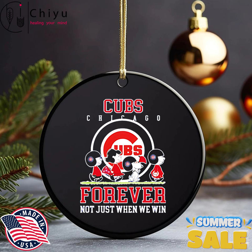 Chicago Cubs forever not just when we win Peanuts shirt Chicago Cubs forever not just when we win Peanuts shirt