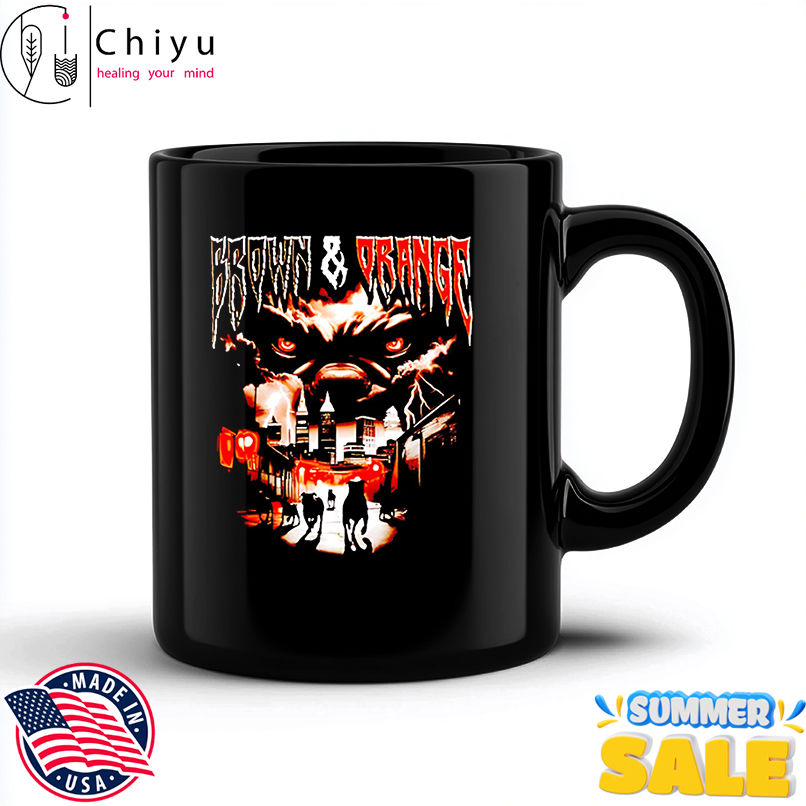 Cleveland Browns Browns and Orange shirt