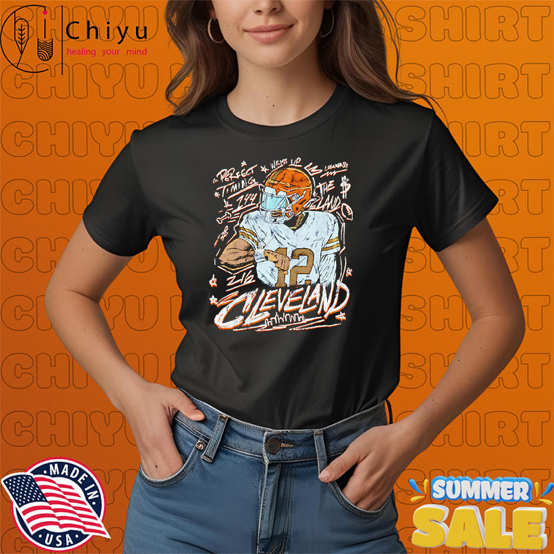 Cleveland football perfect timing retro shirt