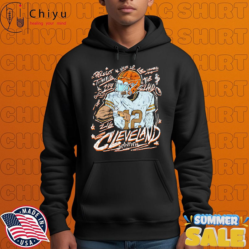 Cleveland football perfect timing retro shirt