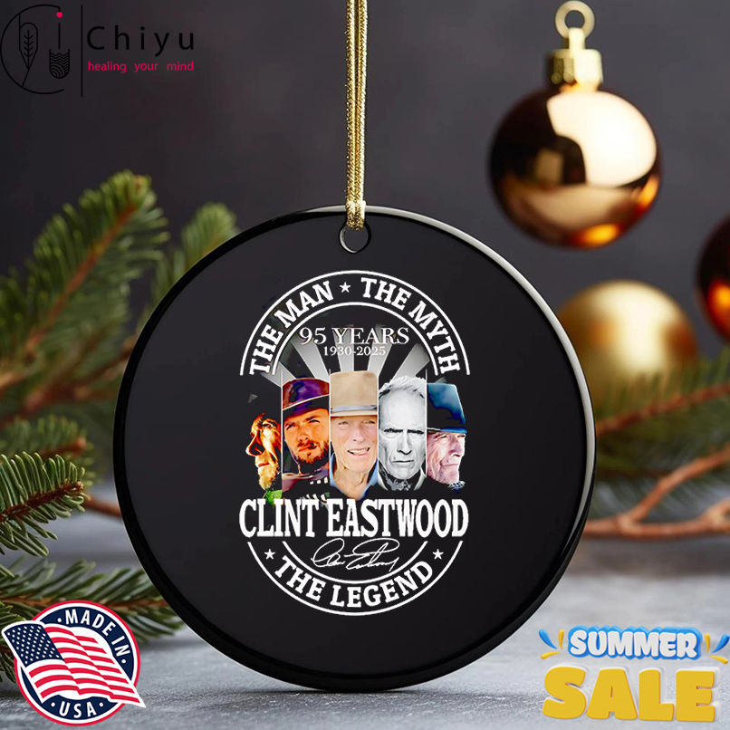 Clint Eastwood the man the myth the Legend 95 years 1930 2025 shirt