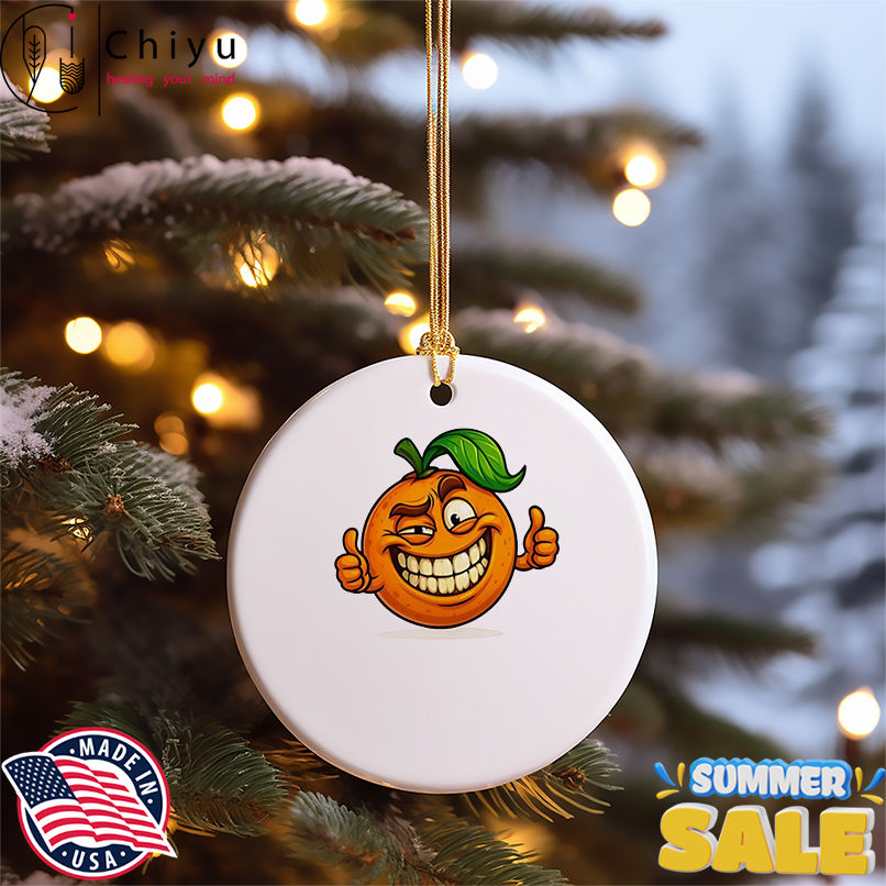 Confident Smiling Orange Cartoon shirt