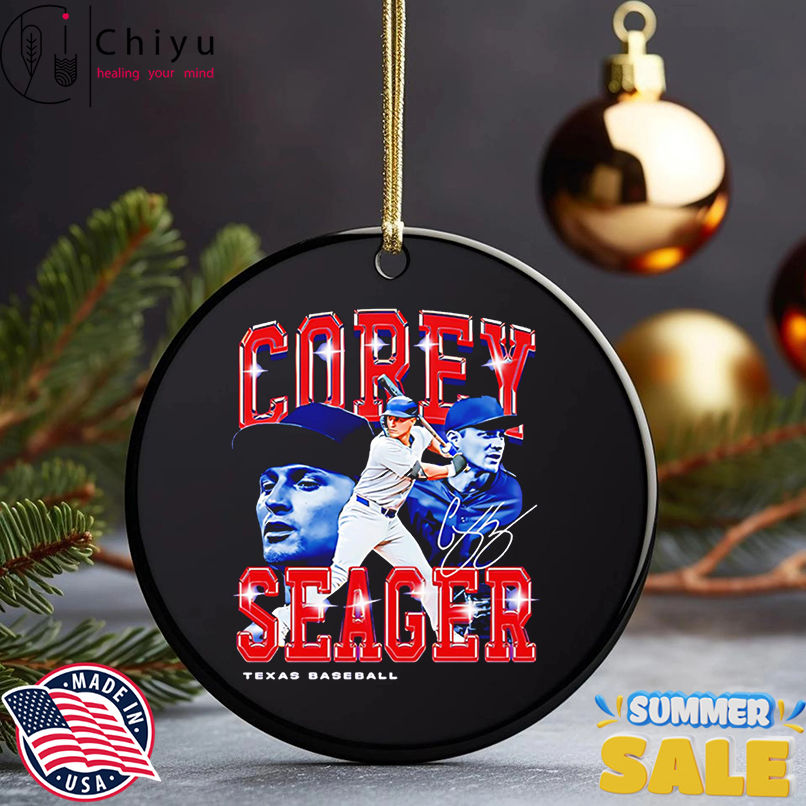 Corey Seager Retro Flair Texas baseball signatue shirt