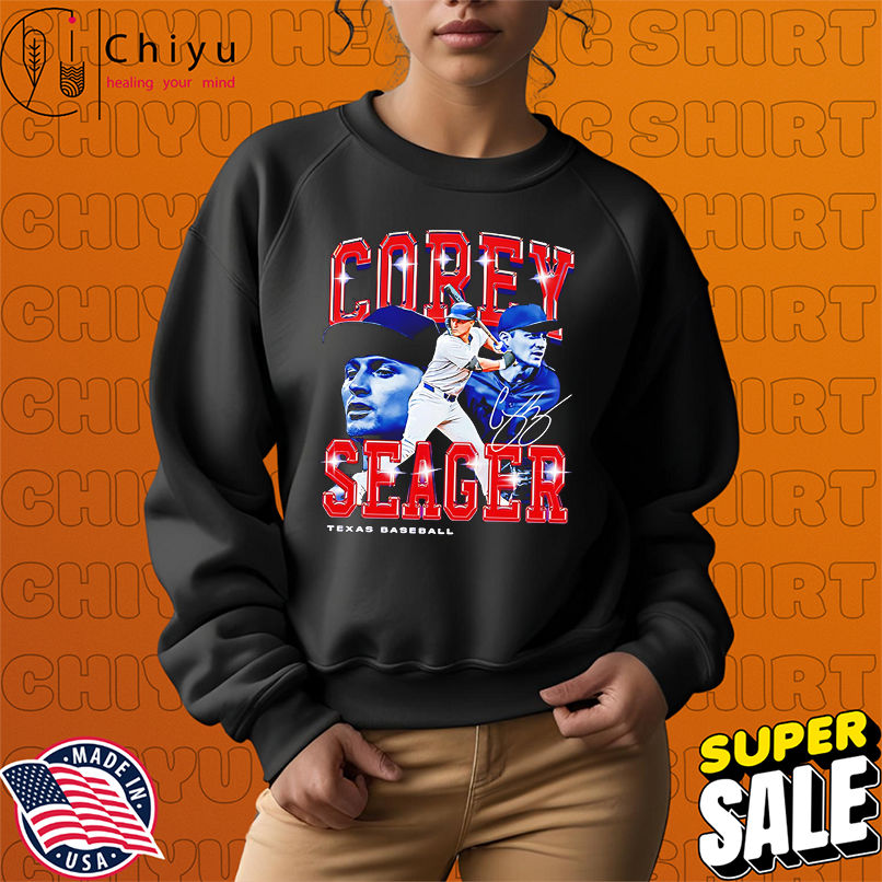 Corey Seager Retro Flair Texas baseball signatue shirt Corey Seager Retro Flair Texas baseball signatue shirt