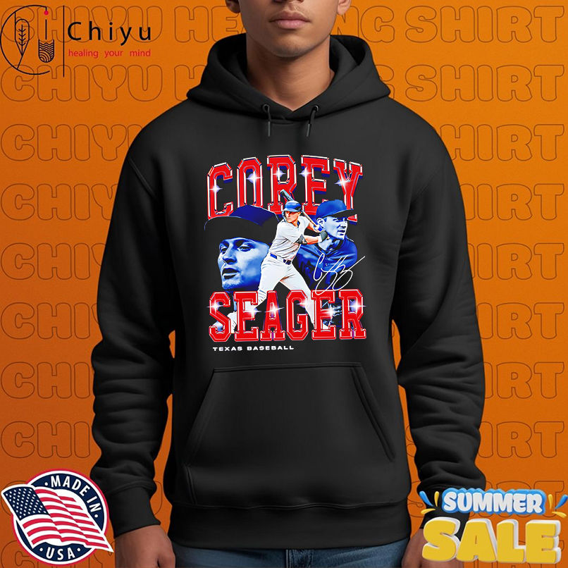 Corey Seager Retro Flair Texas baseball signatue shirt