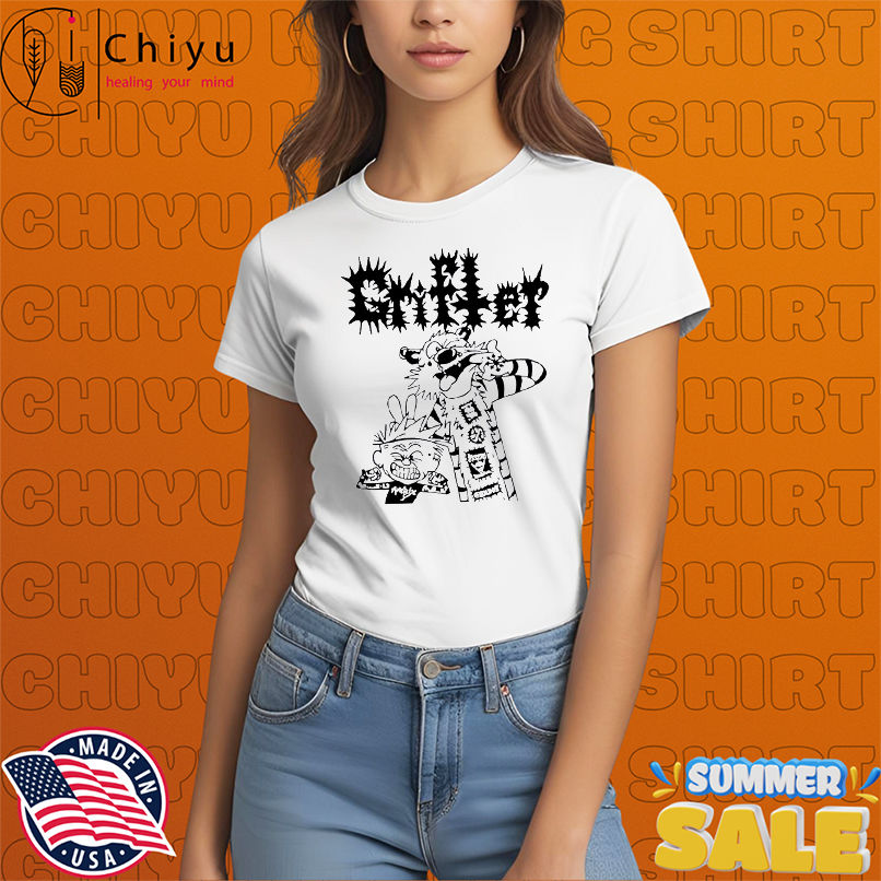 Crust Punk Calvin And Hobbes shirt