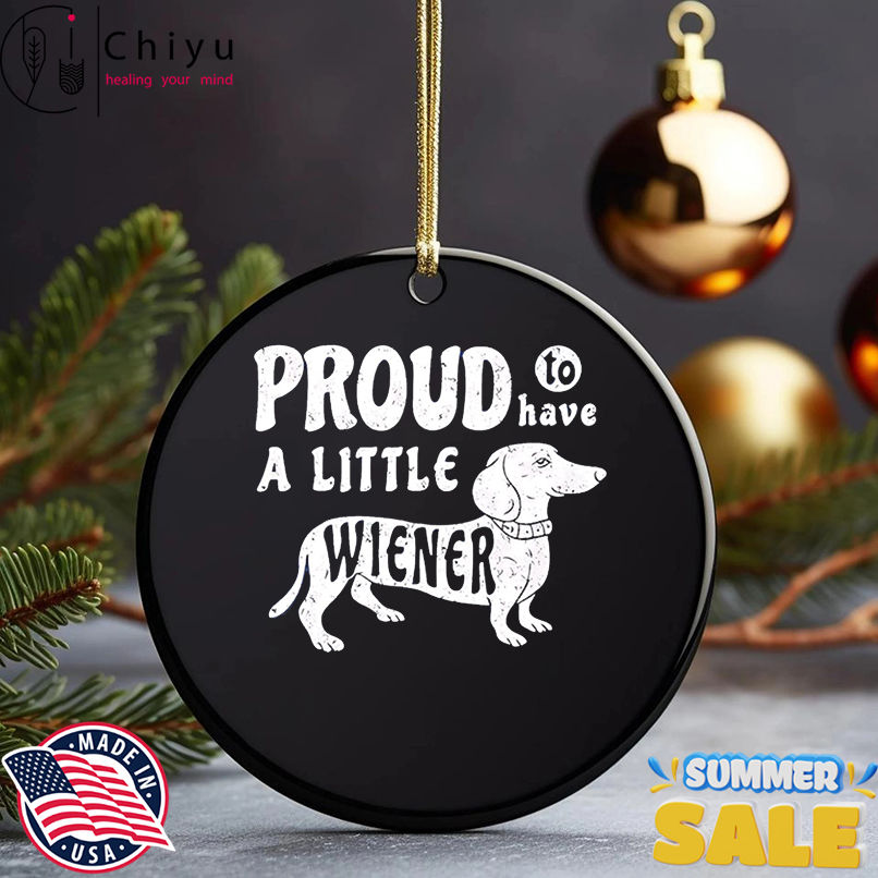 Dachshund Dog Proud to Have a Little Weiner shirt