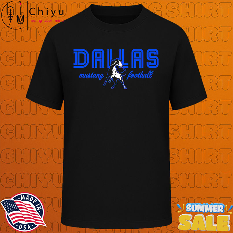 Dallas Mustang Football logo shirt