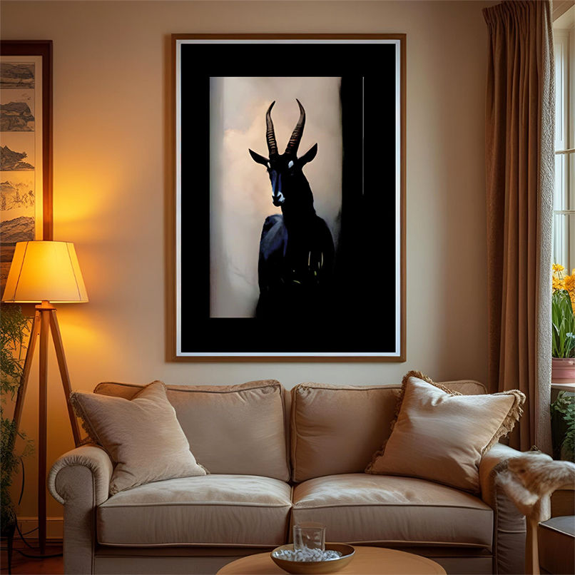 Dark Victorian Goat Portrait shirt Dark Victorian Goat Portrait shirt