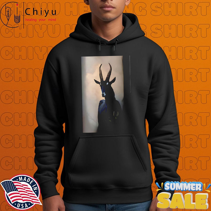 Dark Victorian Goat Portrait shirt