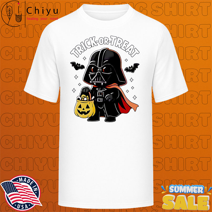 Darth Vader Trick Or Treat Cute Star Wars Halloween Vader Pumpkin Candy shirt