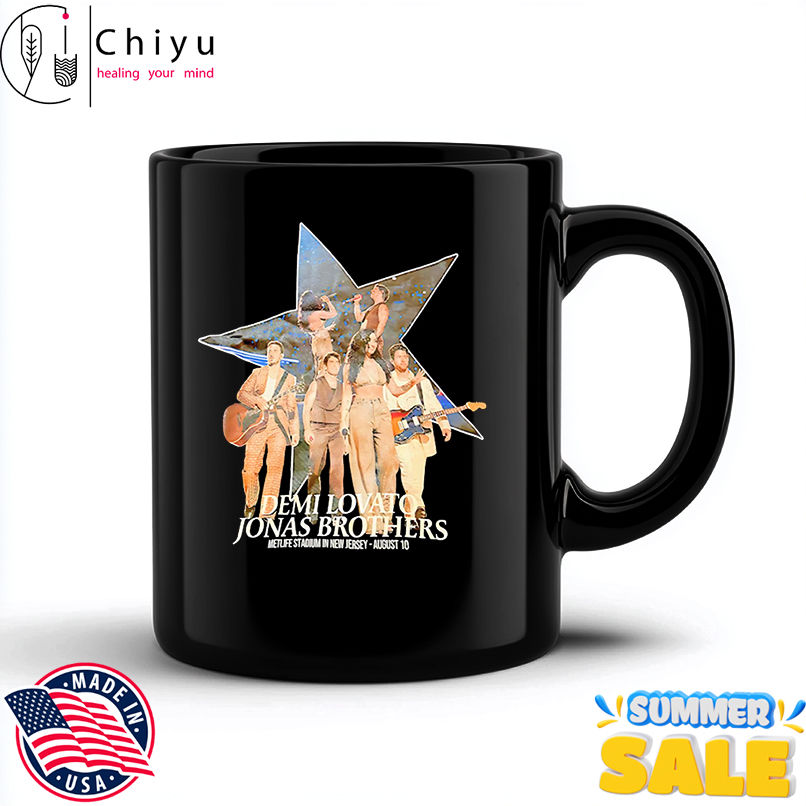 Demi Lovato Jonas Brothers Metlife Stadium In New Jersey August 10 Star shirt