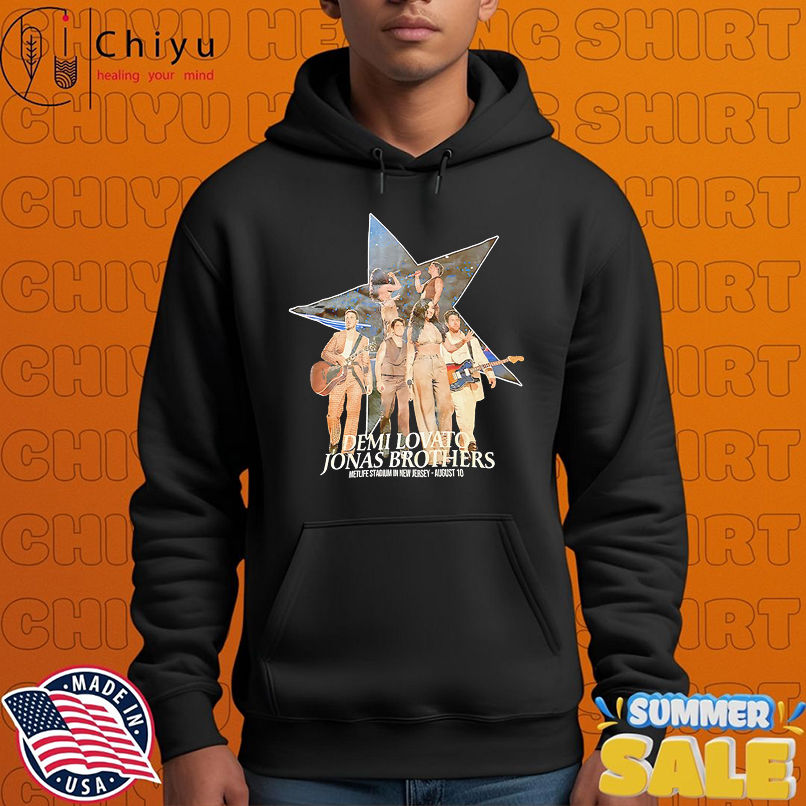 Demi Lovato Jonas Brothers Metlife Stadium In New Jersey August 10 Star shirt