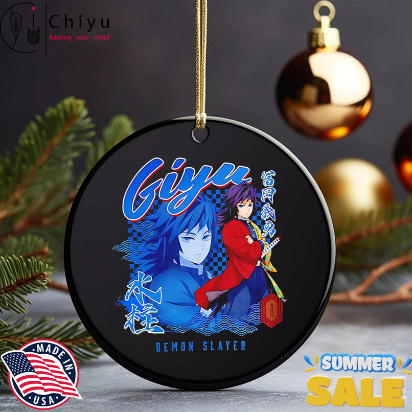 Demon Slayer Kimetsu No Yaiba Giyu Tomioka Checkered Girls shirt