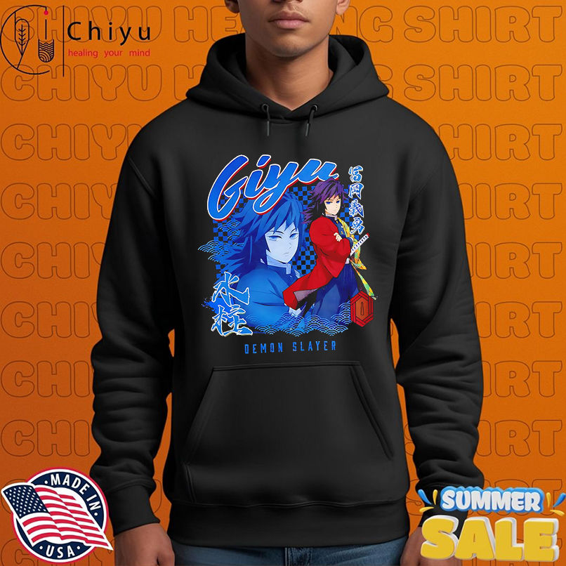 Demon Slayer Kimetsu No Yaiba Giyu Tomioka Checkered Girls shirt