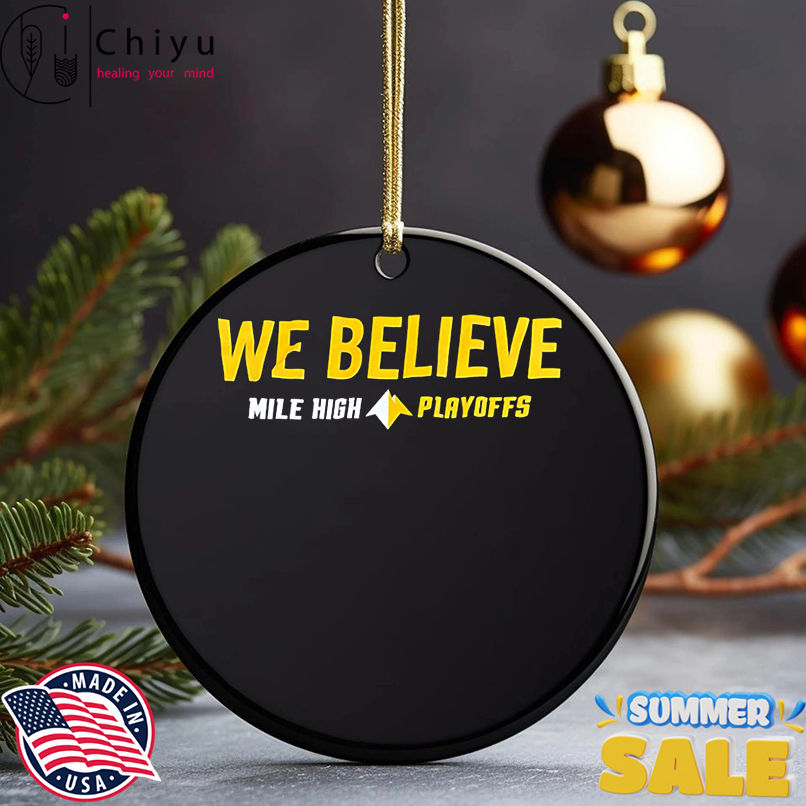 Denver Nuggets We Believe Mile High Playoffs shirt