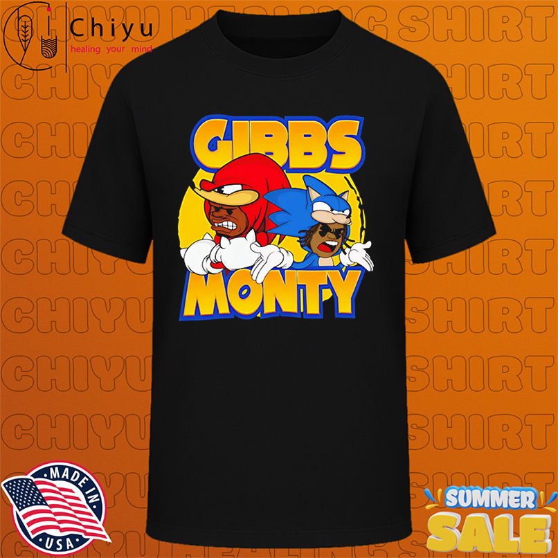 Detroit Lions Gibbs Monty cartoon shirt