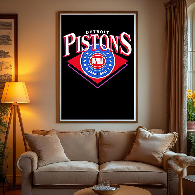 Detroit Pistons NBA Adult Short Sleeve design shirt Detroit Pistons NBA Adult Short Sleeve design shirt