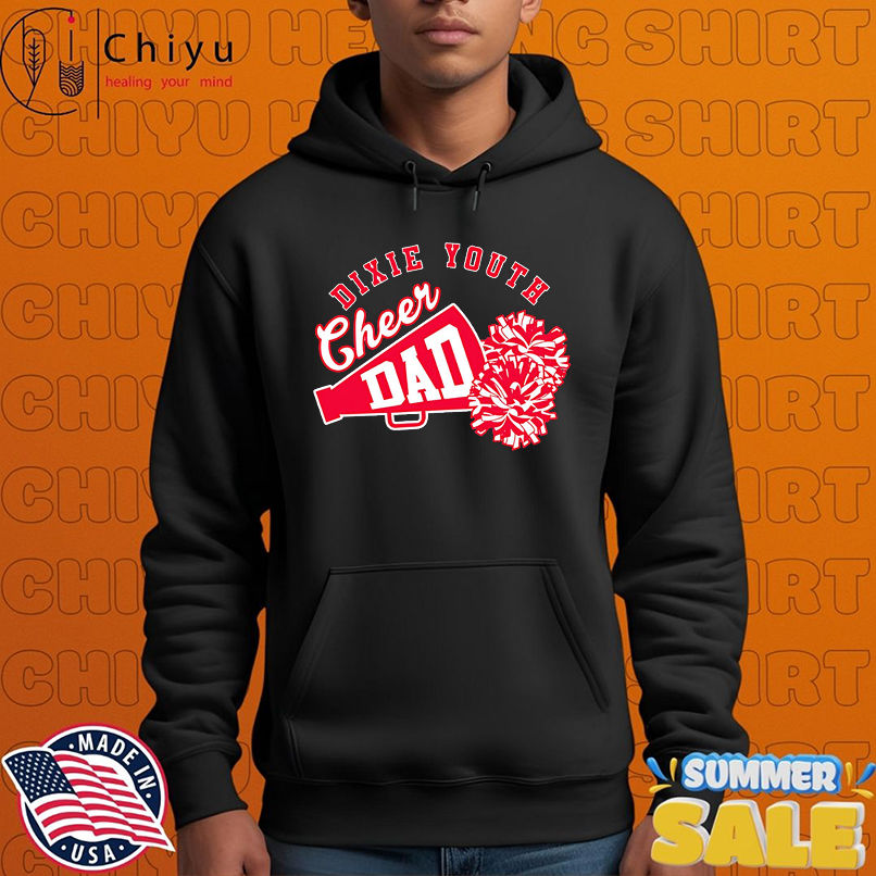 Dixie Youth Cheer Dad Pom Poms shirt