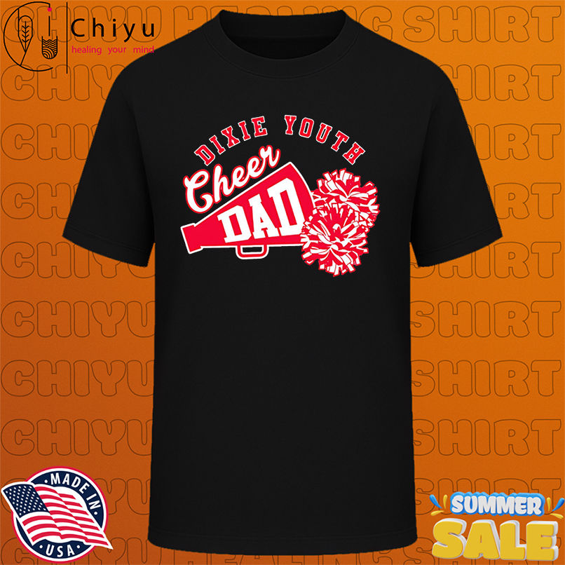 Dixie Youth Cheer Dad Pom Poms shirt
