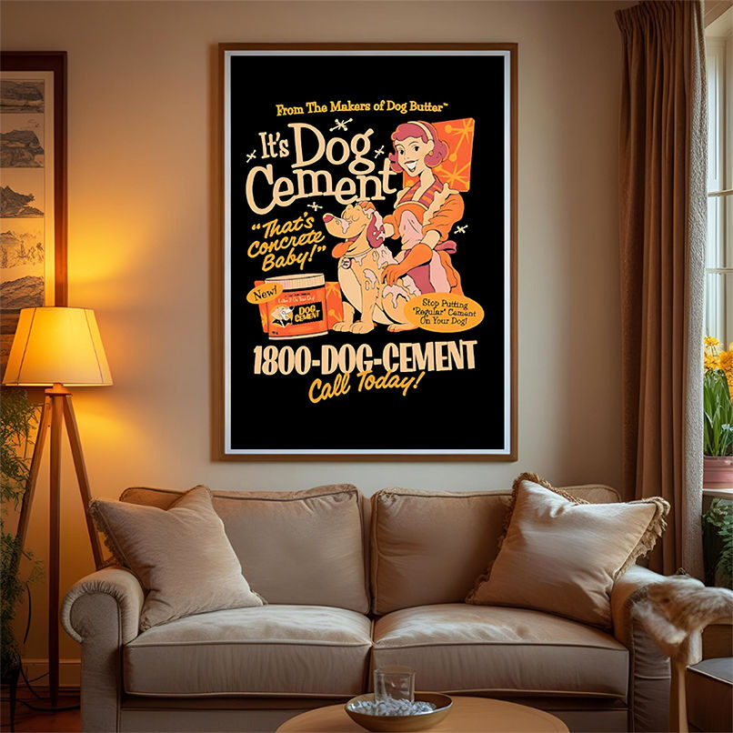 Dog cement shirt Dog cement shirt