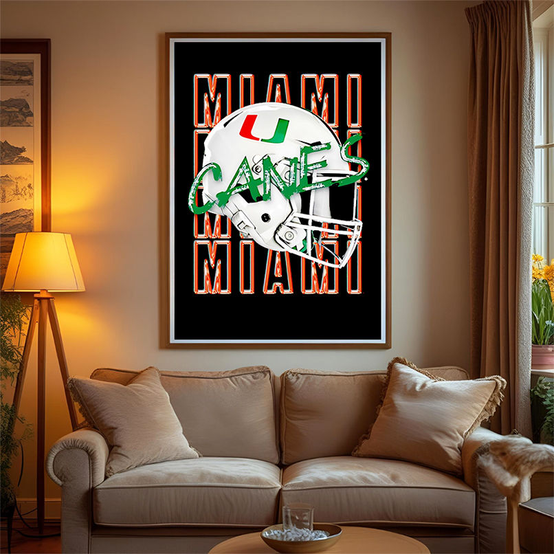 Dyme Lyfe Miami Hurricanes football helmet shirt Dyme Lyfe Miami Hurricanes football helmet shirt