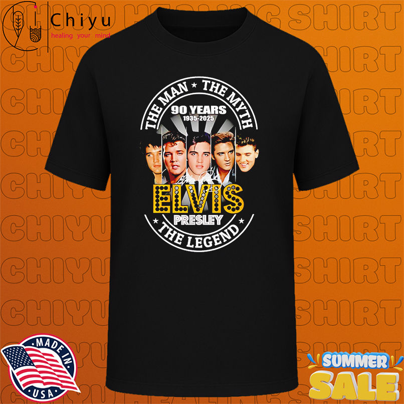 Elvis Presley The Man The Myth The Legend 90 Years 1935-2025 Signature shirt