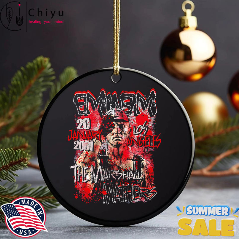 Eminem 20 January 2001 Los Angeles he Marshall Mathers graphic shirt