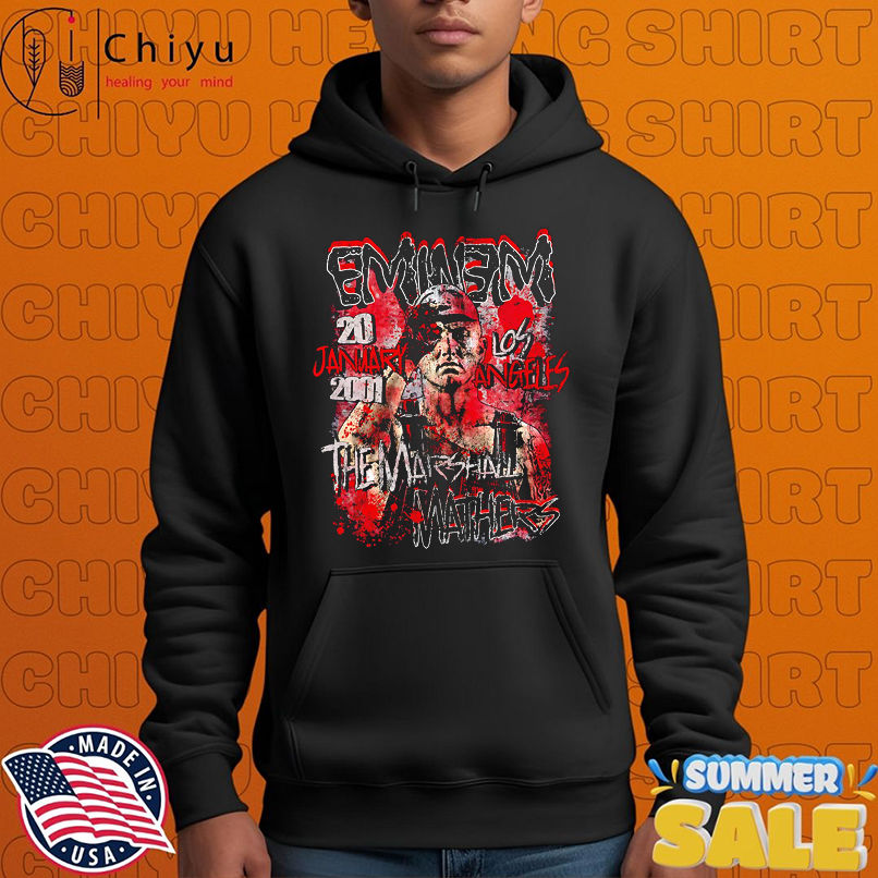 Eminem 20 January 2001 Los Angeles he Marshall Mathers graphic shirt
