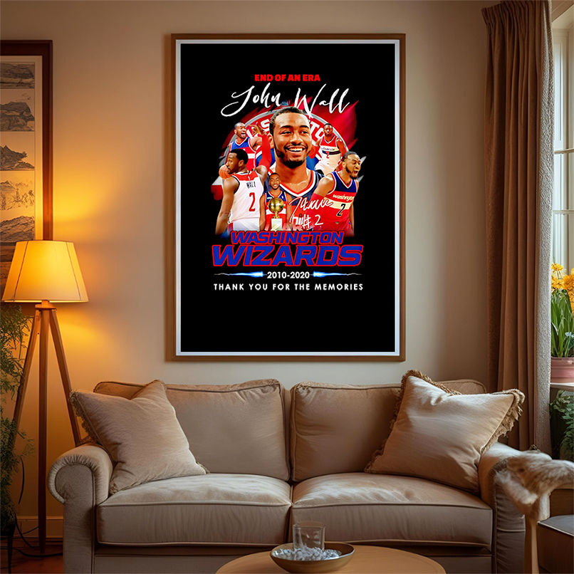 End of an era John Wall Washington Wizards 2010 2020 thank you for the memories shirt End of an era John Wall Washington Wizards 2010 2020 thank you for the memories shirt