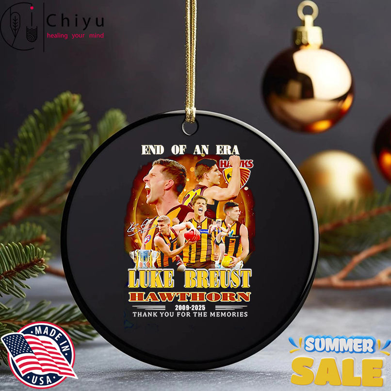 End of an era Luke Breust Hawthorn 2009 2025 thank you for the memories shirt