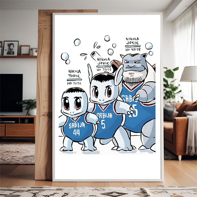 EuroBasket and Pokemon shirt EuroBasket and Pokemon shirt