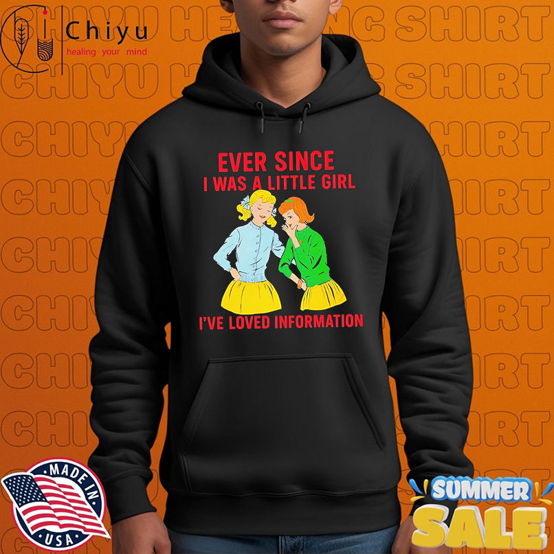 Ever Since I Was A Little Girl cartoon shirt