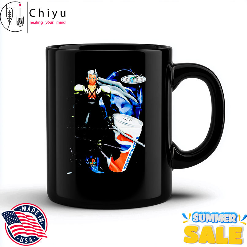 Final Fantasy VII x Pepsi Cloud Strife 1997 shirt, Hoodie, Sweatshirt, Poster Canvas, Mug, Ornaments 6 Final Fantasy VII x Pepsi Cloud Strife 1997 shirt