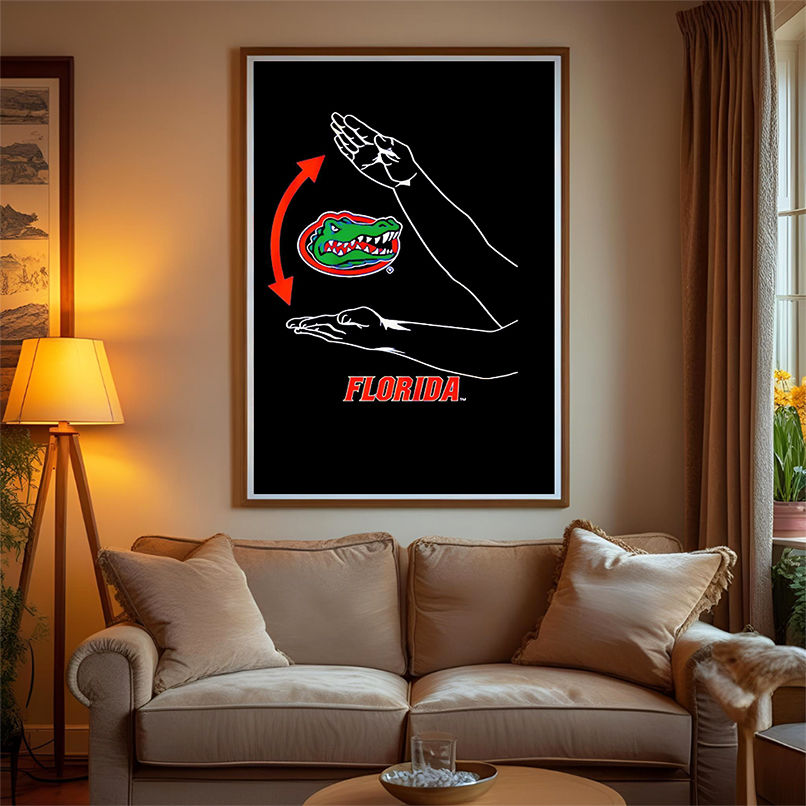 Florida Gators Gator Chomp hand shirt Florida Gators Gator Chomp hand shirt