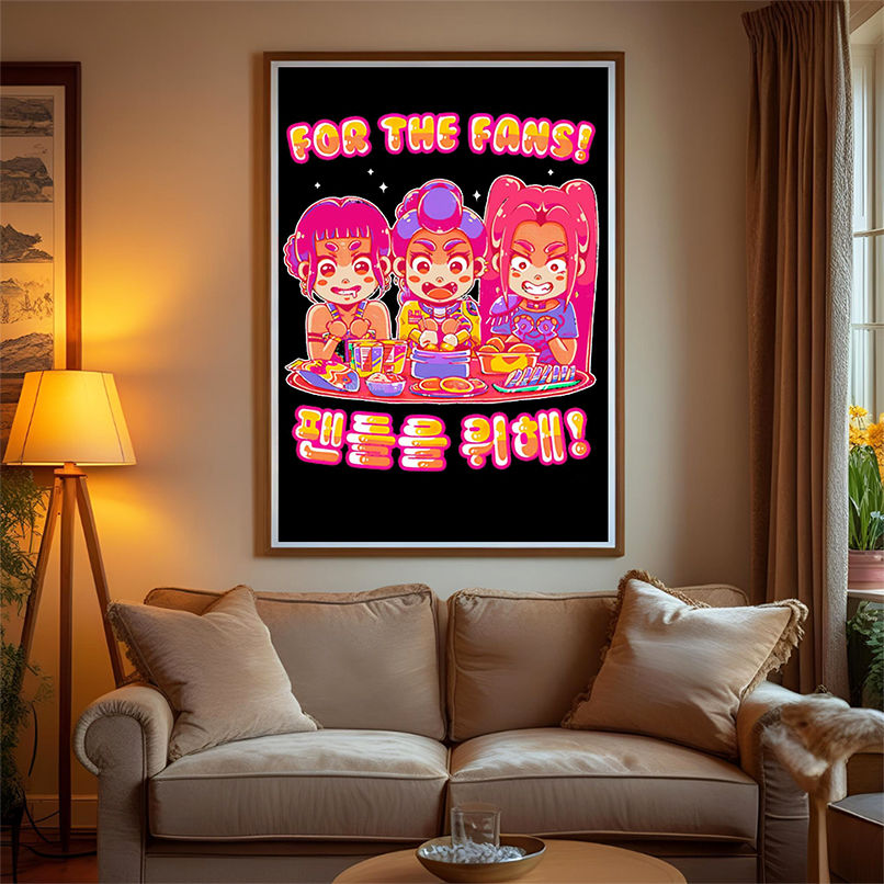 For The Fans Chibi Huntrix Cute KPop Demon Hunters shirt For The Fans Chibi Huntrix Cute KPop Demon Hunters shirt