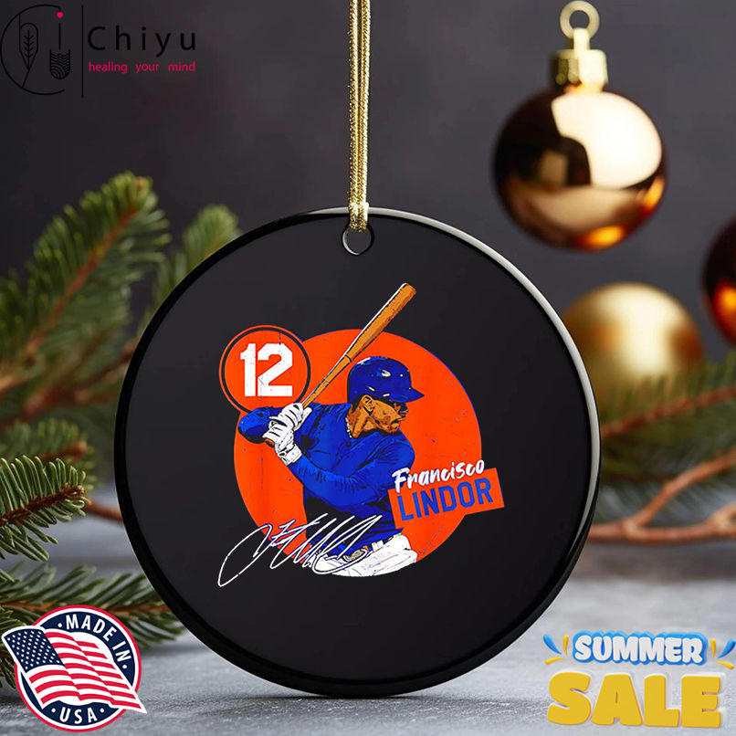 Francisco Lindor #12 New York Baseball MLB Player retro shirt