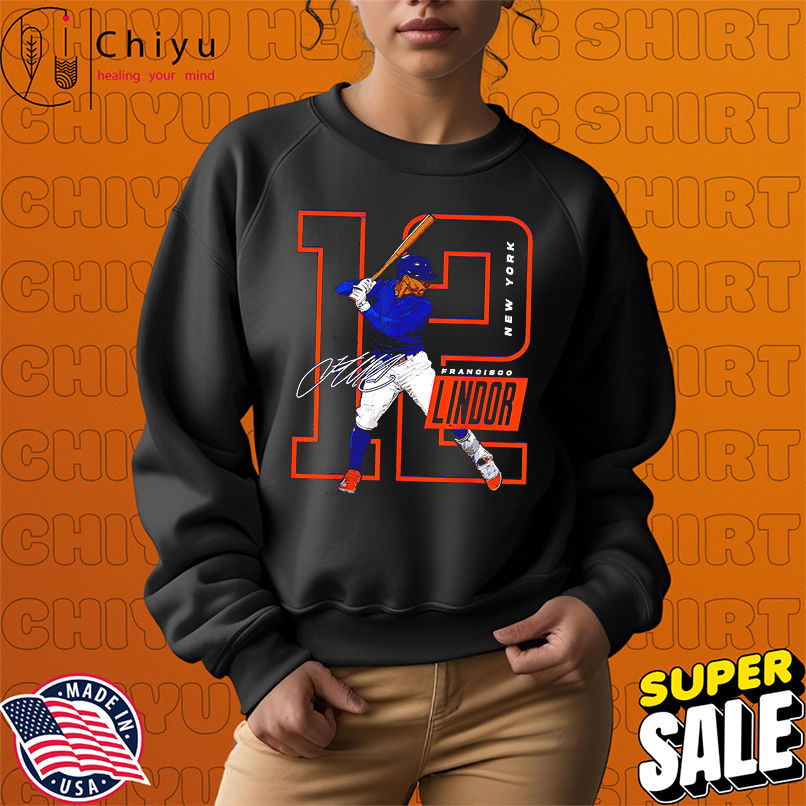 Francisco Lindor #12 New York Baseball MLB Player shirt Francisco Lindor #12 New York Baseball MLB Player shirt