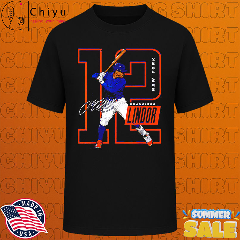 Francisco Lindor #12 New York Baseball MLB Player shirt