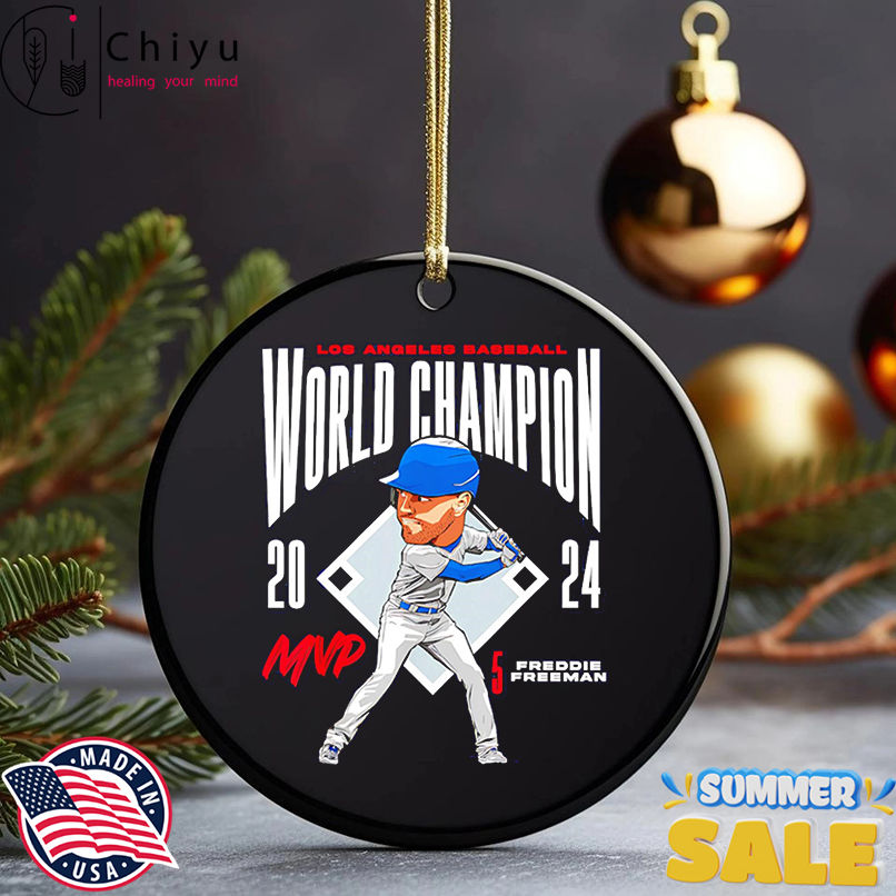 Freddie Freeman #5 Los Angeles Baseball MVP 2024 cartoon shirt