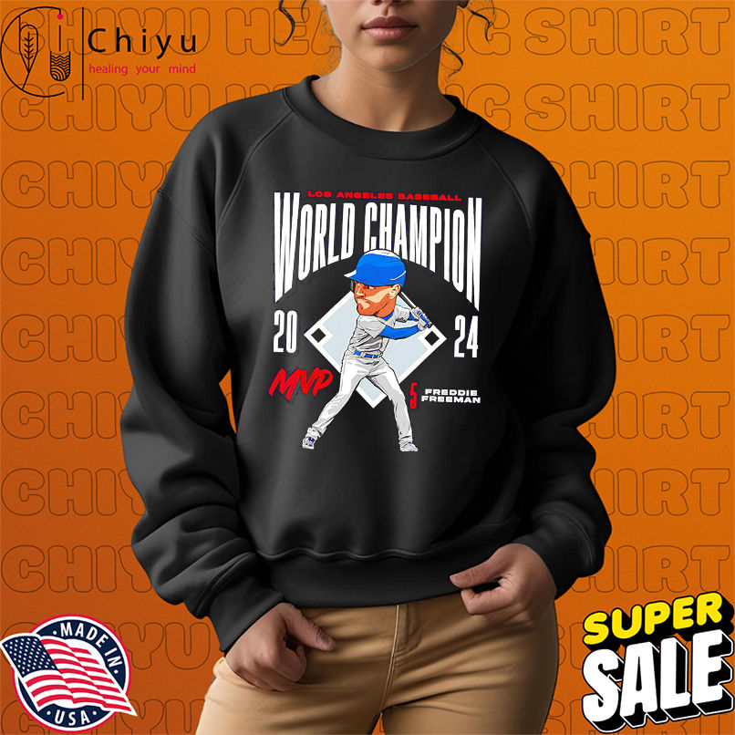Freddie Freeman #5 Los Angeles Baseball MVP 2024 cartoon shirt Freddie Freeman #5 Los Angeles Baseball MVP 2024 cartoon shirt