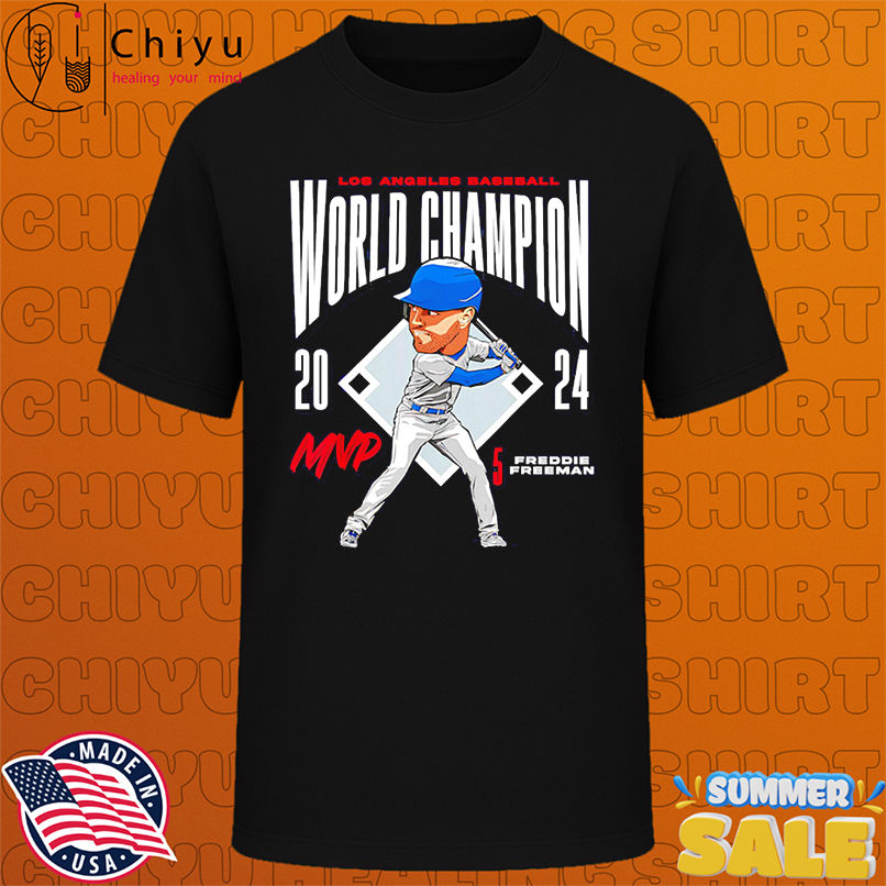 Freddie Freeman #5 Los Angeles Baseball MVP 2024 cartoon shirt