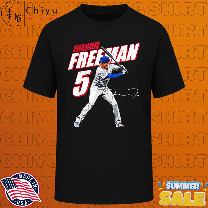 Freddie Freeman #5 Los Angeles Baseball Players signature shirt